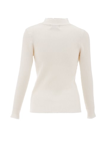 caspio Damen Strickpullover in Weiss