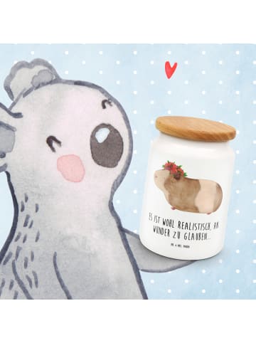 Mr. & Mrs. Panda Kaffeedose Meerschweinchen Weisheit mit Spruch in Weiß