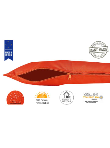 JACK 1x Outdoor Kissenhülle 30x50cm Uni in Orange