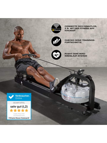 FitEngine Rudergerät H2O/BASIC/SMART schwarz  Schwarz