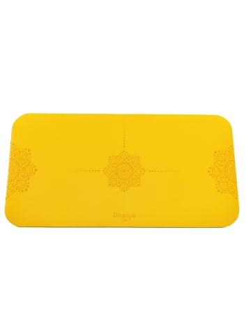 Divasya Yoga Knie Pad in Gelb - 64 x 33 x 0,5cm