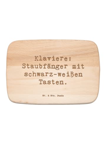 Mr. & Mrs. Panda Schneidebrett Holz Spruch Klavier Staubfänger m... in Transparent