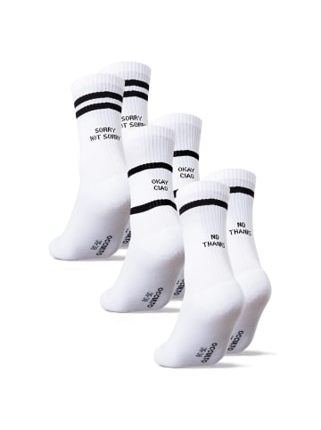 Occulto 3er Pack Statement Tennis Socken Leo in Ciao