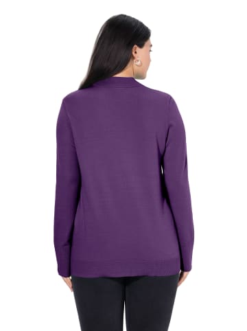 Ulla Popken Pullover in tiefes violett