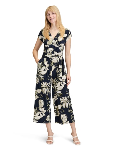 Betty Barclay Jumpsuit mit Eingrifftaschen in Dark Blue/Green