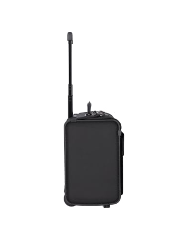 D&N Business & Travel 2 Rollen Pilotentrolley 38 cm Laptopfach in schwarz