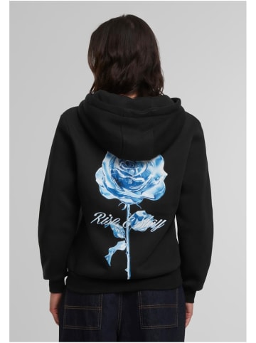 Mister Tee Hoodie "Rise & Slay Ladies Fluffy Zip Hoody" in Schwarz