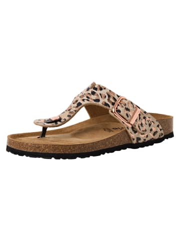 Tamaris Pantolette in BEIGE/LEOPARD