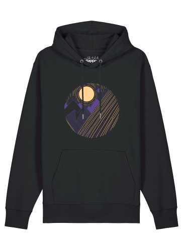 wat? Apparel Sweatshirt Geometric Landscape 3 in Schwarz