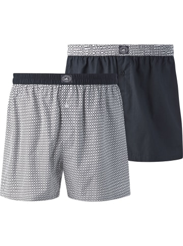 Jan Vanderstorm 2er Pack Boxershorts ROY in dunkelblau