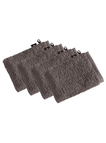 Vossen 4er Pack Waschhandschuh in pepplestone