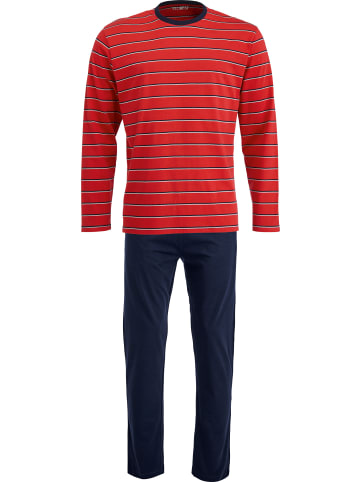 REDBEST Single-Jersey Schlafanzug in rot