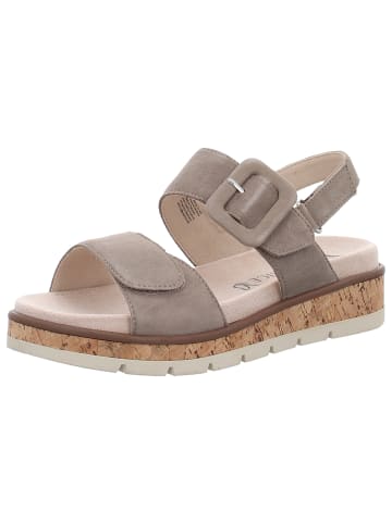 Caprice Keilsandalette in taupe