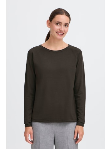 Oxmo Strickpullover OXKeana in Braun