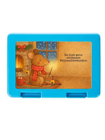 Mr. & Mrs. Panda Snackbox Maus Weihnachten Design mit Spruch in Weiß