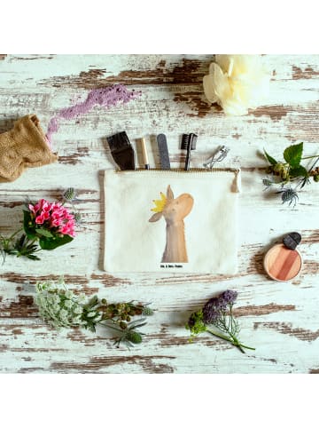 Mr. & Mrs. Panda Pouch Lamakopf König ohne Spruch in Weiß