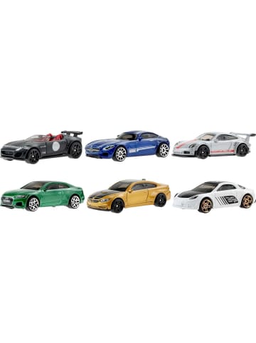 Hot Wheels European Car Culture-Multipack 6 hochwertigen Autos HDH51 Maßstab 1:64 3+