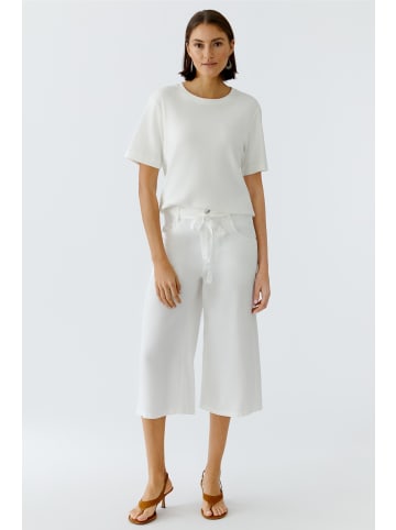 Oui Hose HIGH RISE in optic white