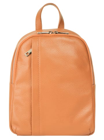 Samantha Look Rucksack echt Leder in orange
