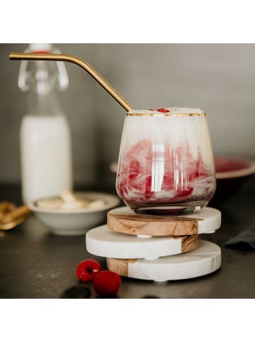 Butlers Wasserglas TOUCH OF GOLD 6er-Set in Durchscheinend