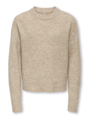 KIDS ONLY Pullover KOGCAMILLA O-NECK L/S PULLOVER KNT in pumice stone