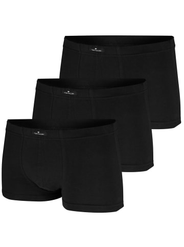 Tom Tailor Boxershorts 3er Pack in Schwarz