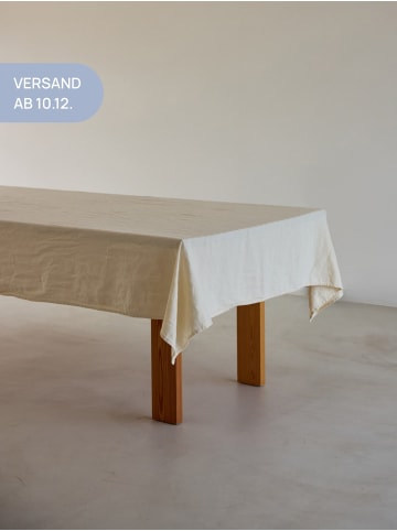Erlich Textil  onomao x erlich textil Tischdecke aus Bio-Baumwolle-Leinen Mix in natur