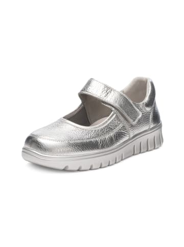 VITAFORM Hirschleder Ballerinas in silber