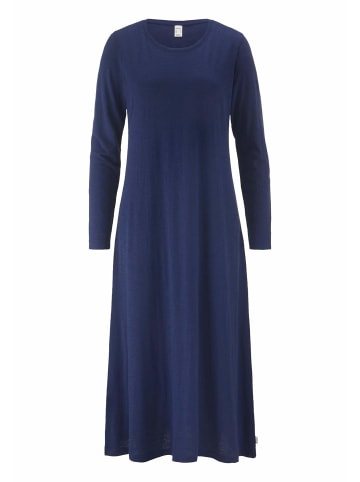 Hessnatur Hessnatur Slub Nachthemd Regular aus TENCEL™ Modal mit Bio-Baumwolle in mitternachtsblau