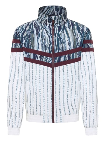Carlo Colucci Funktions-Kapuzensweatjacke Fava in Weiß