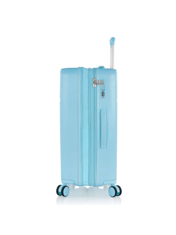 Heys Pastel 4 Rollen Trolley M 66 cm mit Dehnfalte in blue