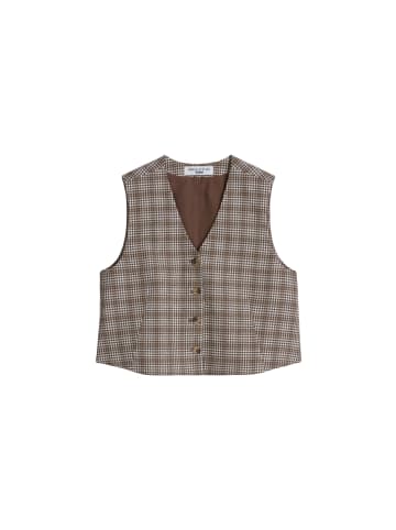 Marc O'Polo DENIM Jeansweste in Dark Brown Multi 01