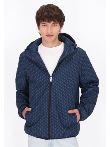MO Men Jacket in navy multicolor