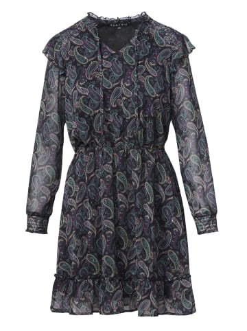 KOROSHI Langärmeliges Kleid in bunt