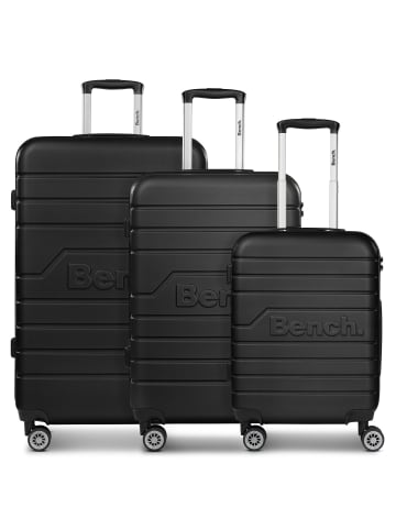Bench Seattle 4 Rollen Kofferset 3-teilig in black