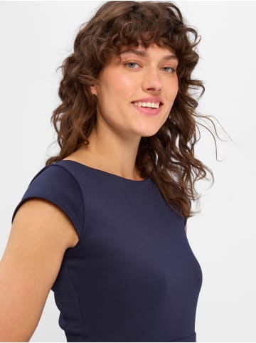 SWING Abendkleid in marine lila - 0001