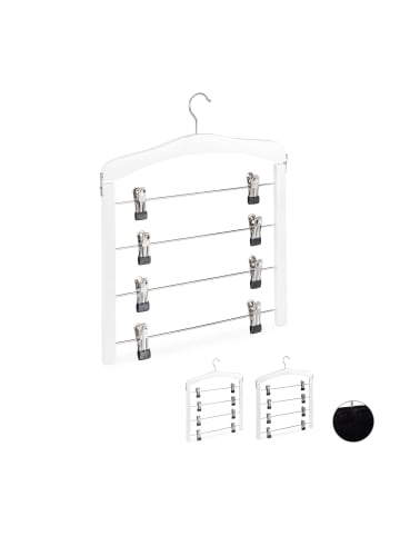 relaxdays 9x Rockbügel in Weiß