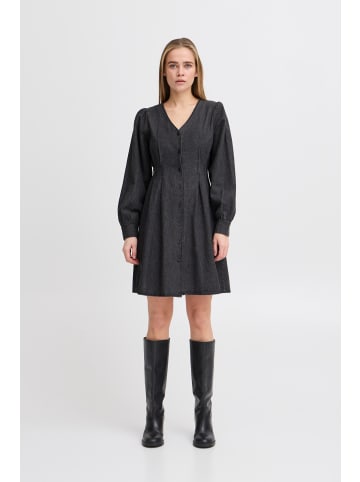 ICHI Denimkleid IHARCHER Regular fit in Washed black