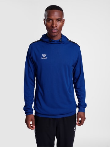 Hummel Hummel Kapuzenpullover Hmlauthentic Multisport Herren Atmungsaktiv Schnelltrocknend in TRUE BLUE