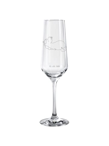 Mr. & Mrs. Panda Sektglas Einhorn Schnuller ohne Spruch in Transparent