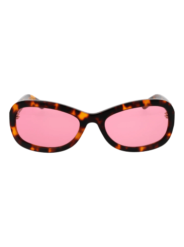 GCDS Unisex Sonnenbrille Oval Braun