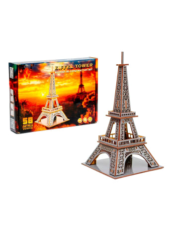 BusyKids 3D-Holzbausatz "Eiffelturm" in Mehrfarbig - ab 7 Jahren