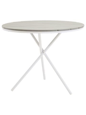 ebuy24 Cafétisch Parma Grau 90 x 90 cm