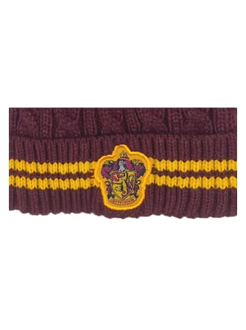 Harry Potter Harry Potter Winter-Mütze Bommel-Mütze in Rot