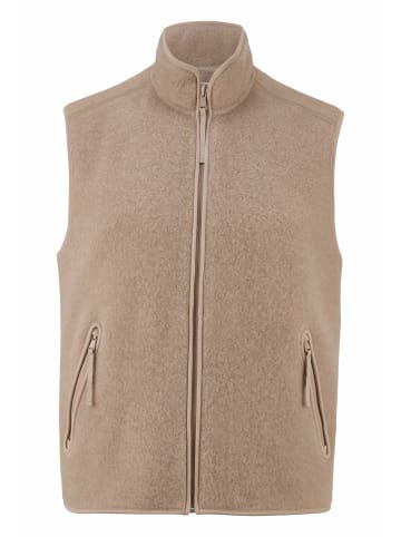 Hessnatur Hessnatur Wollfleece Weste Regular aus reiner Bio-Merinowolle in sand