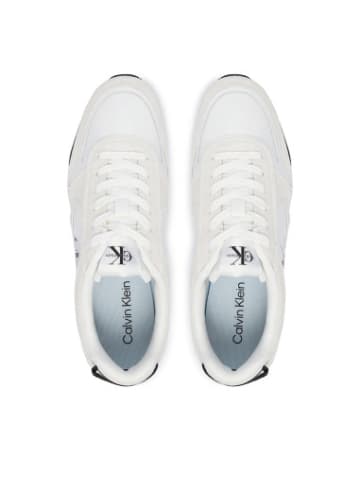 Calvin Klein Sneackers YM0YM01461 in Hellweiß/Schwarz