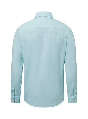 Nils Sundström Hemd in mint weiß - 0007