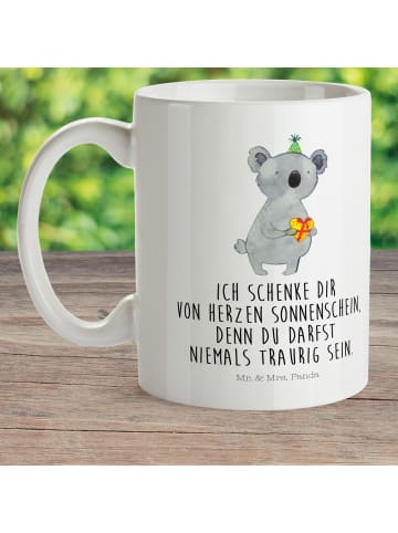 Mr. & Mrs. Panda Kinderpott Koala Geschenk mit Spruch in Weiß