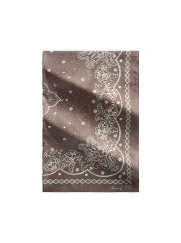 Marc O'Polo Bedruckter Schal in Dark Brown