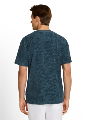 TOM TAILOR Denim Shirt in petrol